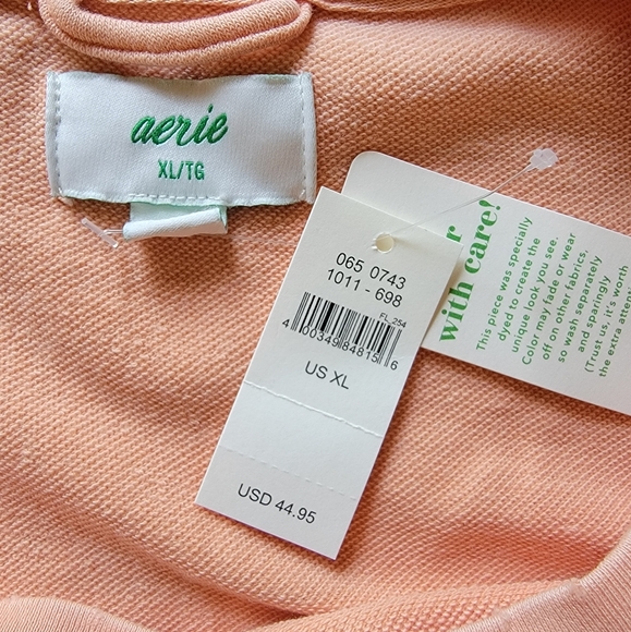 Aerie Sunset Terry Longsleeve Top - Picture 3 of 5